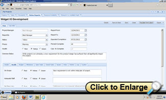 Simplify the tracking of project status